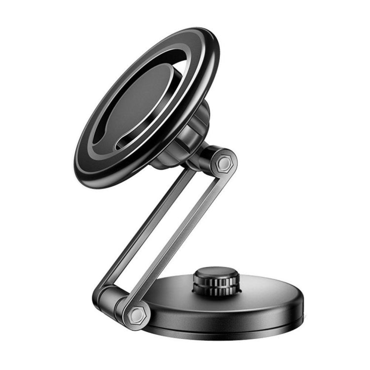 D27 Car Magnetic Telescopic Folding Navigation Mobile Phone Holder, D27 (Black), D27 (Silver)