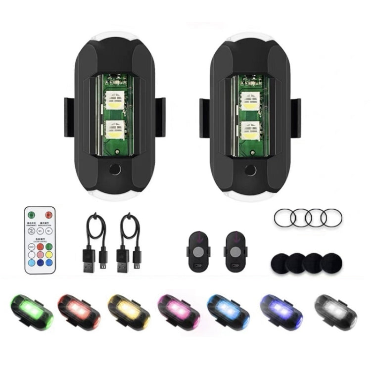 Vibration Remote Control Induction Motorcycle Wireless Strong Magnetic Warning Flash Light, 1 Light +1 RC, 2 Light +1 RC, 4 Light +1 RC