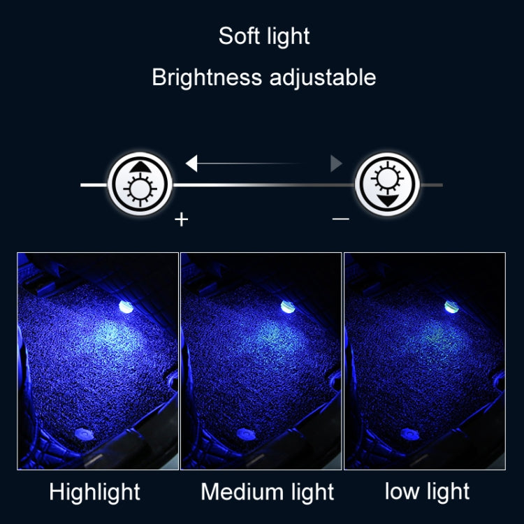 Car Modification Wireless Colorful Remote Control Atmosphere Light, 1 Light +1 RC, 2 Lights +1 RC, 4 Lights +1 RC, 8 Lights +1 RC