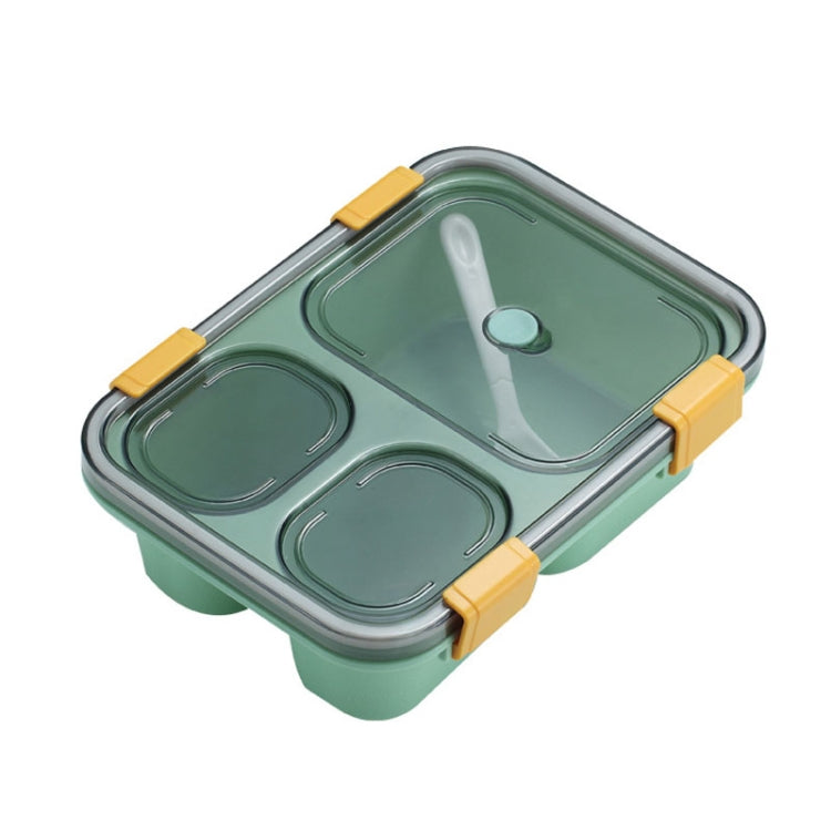 Sealed Compartment Microwave Plastic Lunch Box Portable Student Lunch Plate, 850ml (Blue), 850ml (Green), 850ml (Red), 1.3L (Blue), 1.3L (Red), 1.3L (Green)