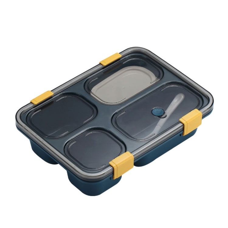 Sealed Compartment Microwave Plastic Lunch Box Portable Student Lunch Plate, 850ml (Blue), 850ml (Green), 850ml (Red), 1.3L (Blue), 1.3L (Red), 1.3L (Green)