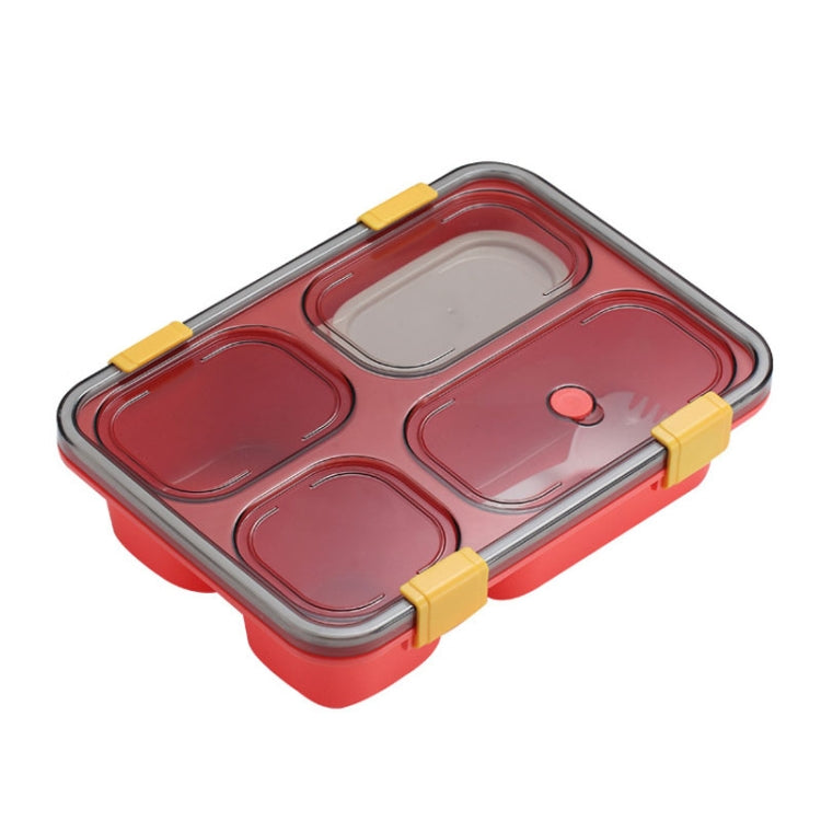 Sealed Compartment Microwave Plastic Lunch Box Portable Student Lunch Plate, 850ml (Blue), 850ml (Green), 850ml (Red), 1.3L (Blue), 1.3L (Red), 1.3L (Green)
