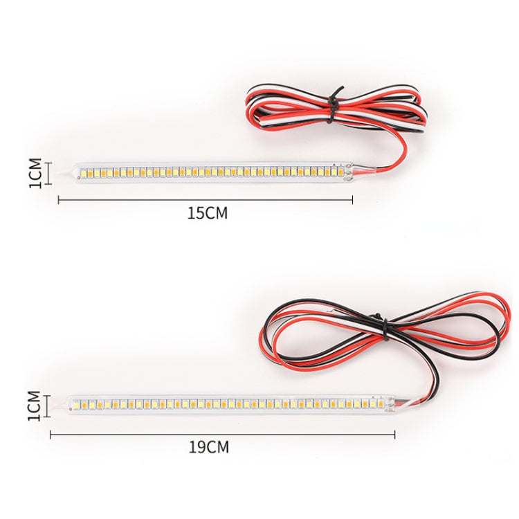 Car Rearview Mirror Decoration LED Streamer Turn Signal, Length: 14cm A Pair, 14cm A Pair, 18cm A Pair