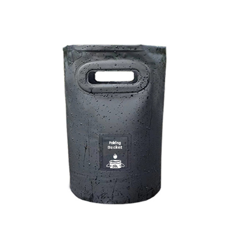 Outdoor Folding Bucket Convenient Camping Picnic Fishing Barrel, Capacity: