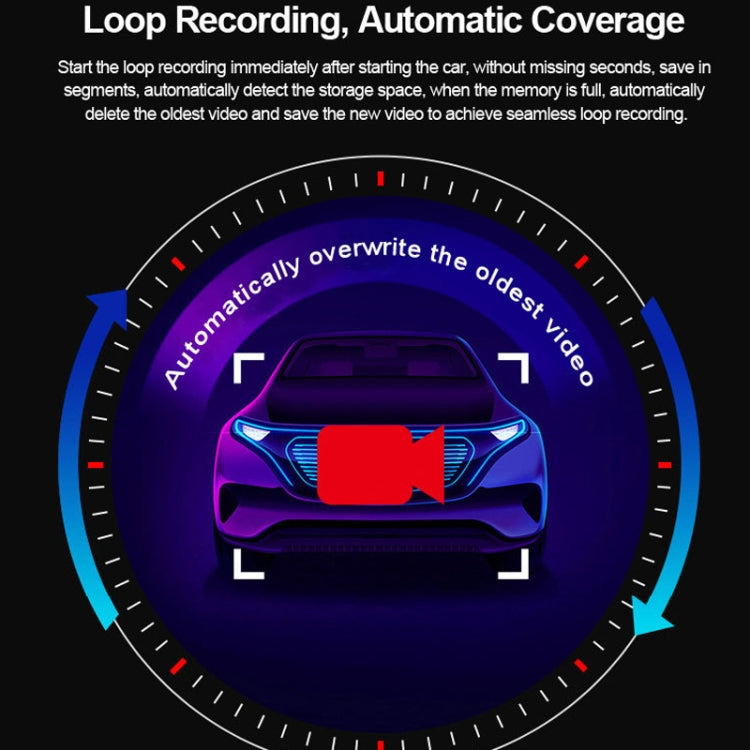 L601 HD Night Vision Electronics Dog Reversing Image Driving Recorder, Style:, Standard Version, WIFI Version