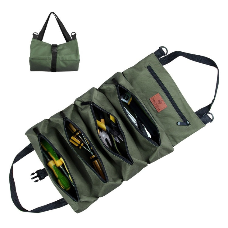 WESSLECO Oxford Cloth Electrical Hardware Hanging Tool Storage Bag, CP Camouflage, Jungle Camouflage, Camouflage Gray, Blue, Green, Khaki