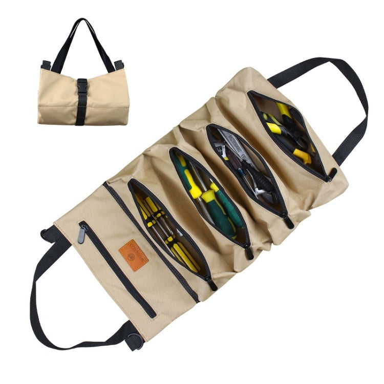 WESSLECO Oxford Cloth Electrical Hardware Hanging Tool Storage Bag, CP Camouflage, Jungle Camouflage, Camouflage Gray, Blue, Green, Khaki