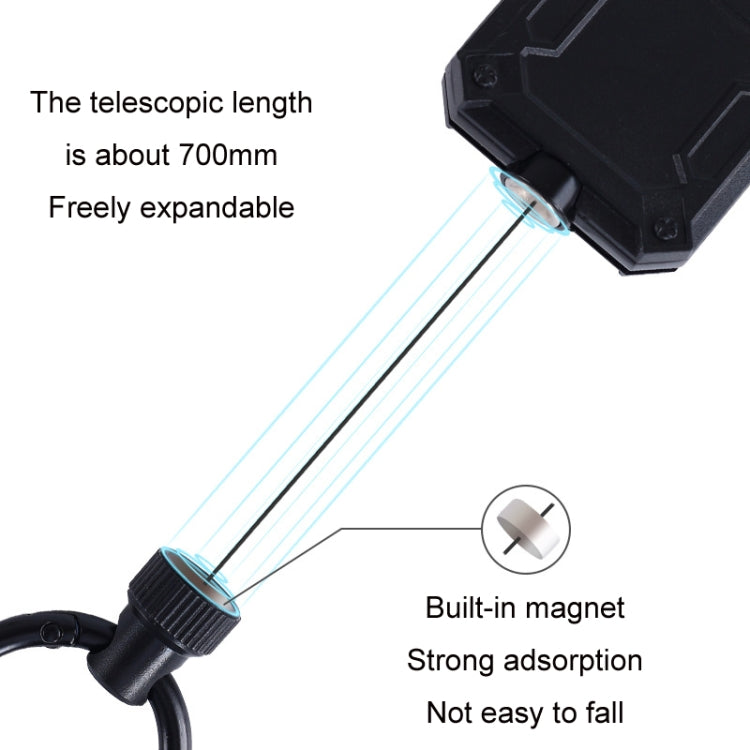 Telescopic Easy-to-pull Keychain Multifunctional Backpack Magnetic Lanyard