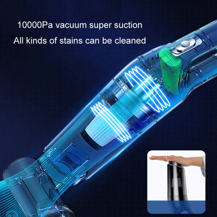 Car Wireless Charging High Power Handheld Vacuum Cleaner, Black Standard, Black Upgrade, Black Luxury
