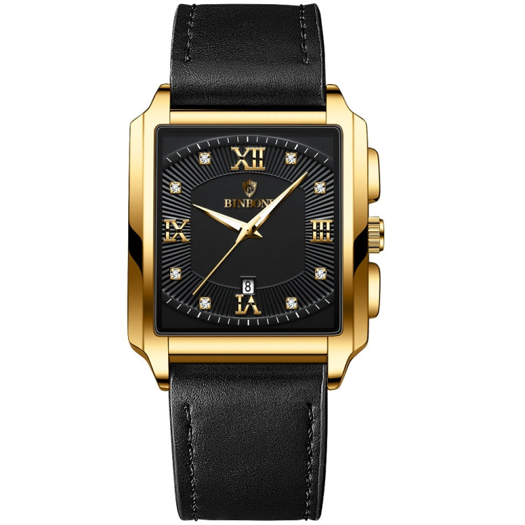 BINBOND B4143 Rectangular Outdoor Men Waterproof Quartz Watches