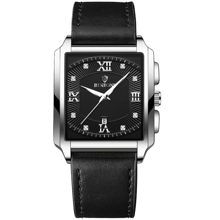 BINBOND B4143 Rectangular Outdoor Men Waterproof Quartz Watches