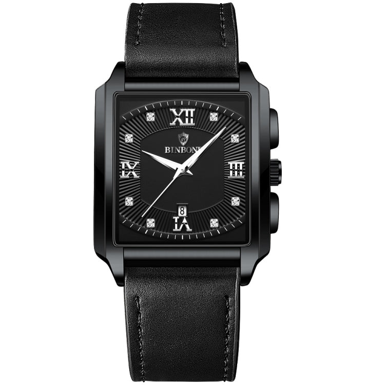 BINBOND B4143 Rectangular Outdoor Men Waterproof Quartz Watches