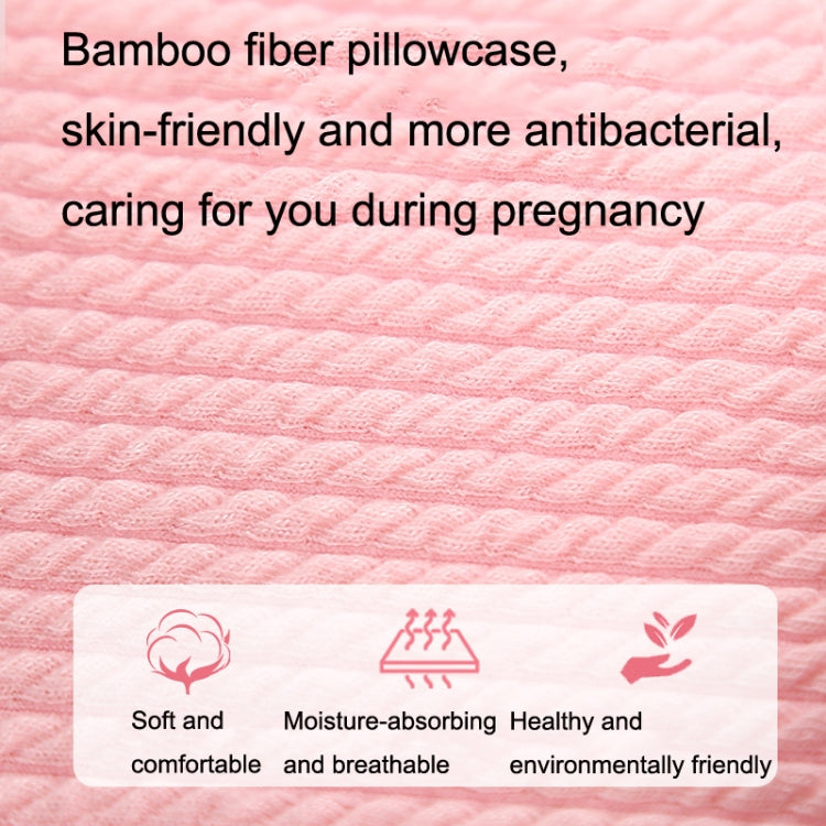 Pregnant Waist Support Cotton Pillow Side Sleepers Cushion Removable and Washable Abdomen Pillow, Pink, Green, Gray