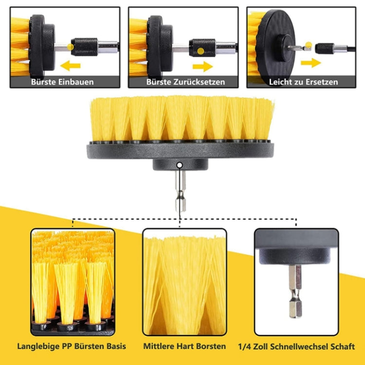 8 In 1 Electric Drill Crevice Cleaning Brush Car Wash Tool Set, 8 In 1 (A Model), 8 In 1 (B Model)