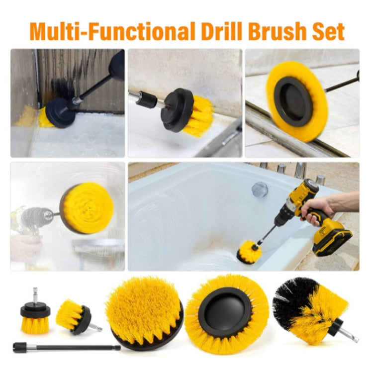 8 In 1 Electric Drill Crevice Cleaning Brush Car Wash Tool Set, 8 In 1 (A Model), 8 In 1 (B Model)