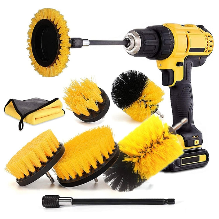 8 In 1 Electric Drill Crevice Cleaning Brush Car Wash Tool Set, 8 In 1 (A Model), 8 In 1 (B Model)