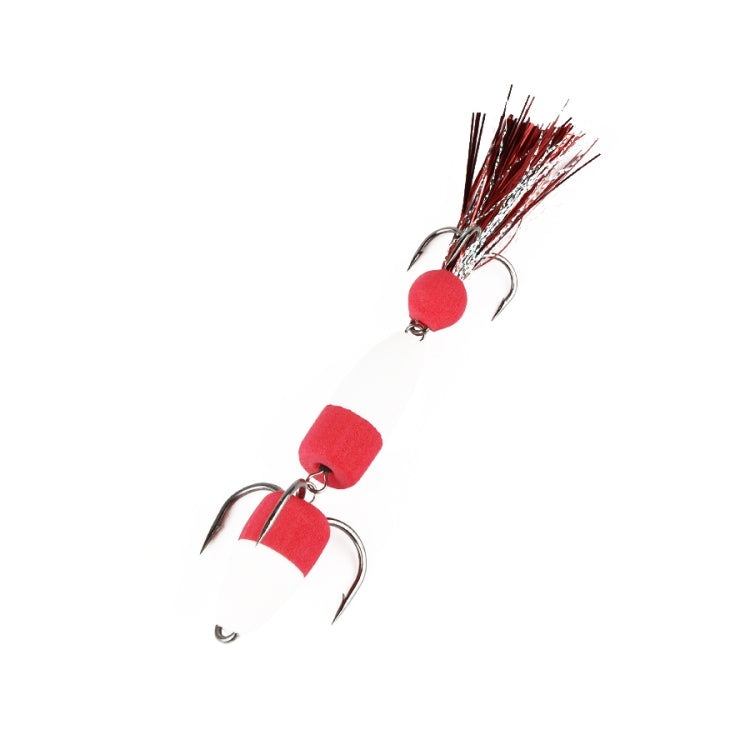 W.P.E PMG-M Foam Hook Soft Worm Bait Three Anchor Hook Fake Lures