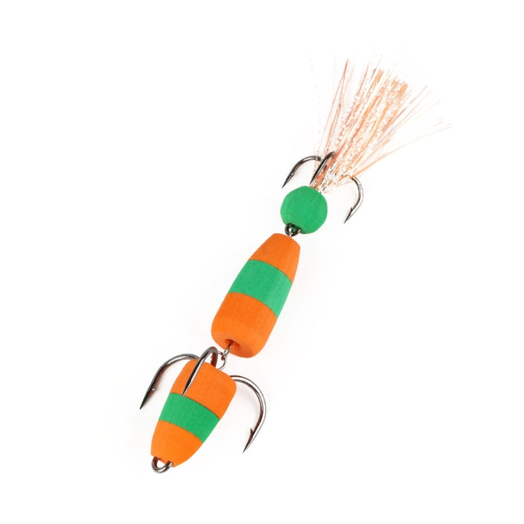W.P.E PMG-M Foam Hook Soft Worm Bait Three Anchor Hook Fake Lures
