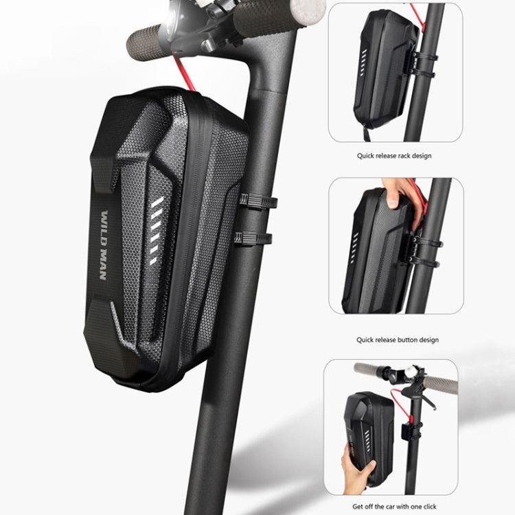WILD MAN ES8X Electric Scooter Bicycle Fast Disassembly Hanging Bag EVA Hard Shell Bag