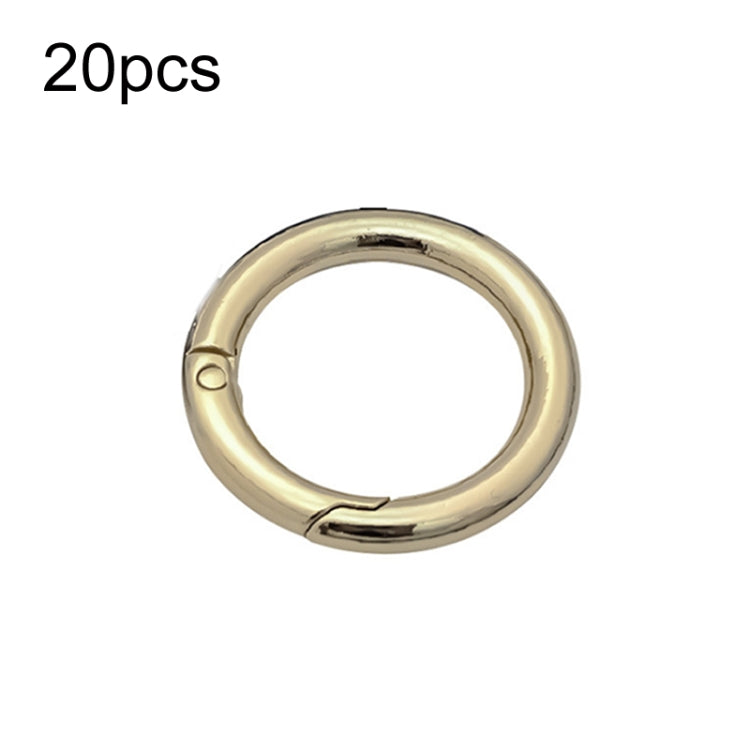 20pcs Zinc Alloy Spring Ring Metal Open Bag Webbing Keychain, 3 Points Silver, 4 Points Silver, 6 Points Light Gold, 4 Points Light Gold, 6 Points Black, Inch 2 Black, 6 Points Silver, 3 Points Light Gold, 1 inch Light Gold, 3 Point Black, 1 inch Black...
