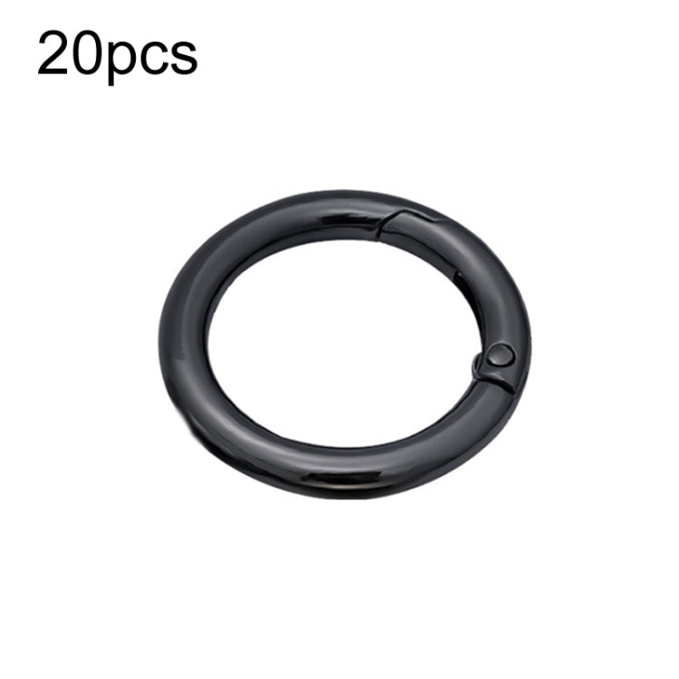 20pcs Zinc Alloy Spring Ring Metal Open Bag Webbing Keychain, 3 Points Silver, 4 Points Silver, 6 Points Light Gold, 4 Points Light Gold, 6 Points Black, Inch 2 Black, 6 Points Silver, 3 Points Light Gold, 1 inch Light Gold, 3 Point Black, 1 inch Black...