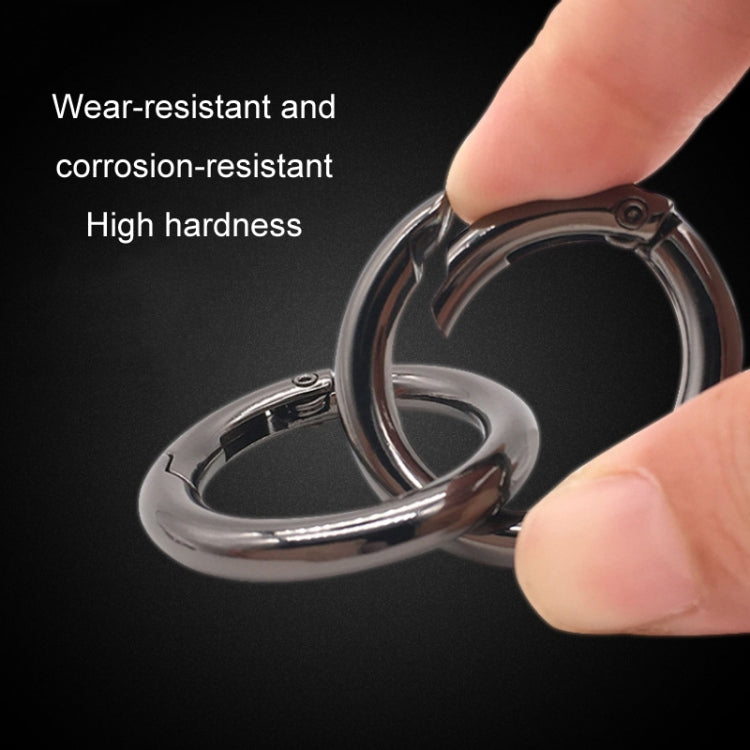 20pcs Zinc Alloy Spring Ring Metal Open Bag Webbing Keychain, 3 Points Silver, 4 Points Silver, 6 Points Light Gold, 4 Points Light Gold, 6 Points Black, Inch 2 Black, 6 Points Silver, 3 Points Light Gold, 1 inch Light Gold, 3 Point Black, 1 inch Black...