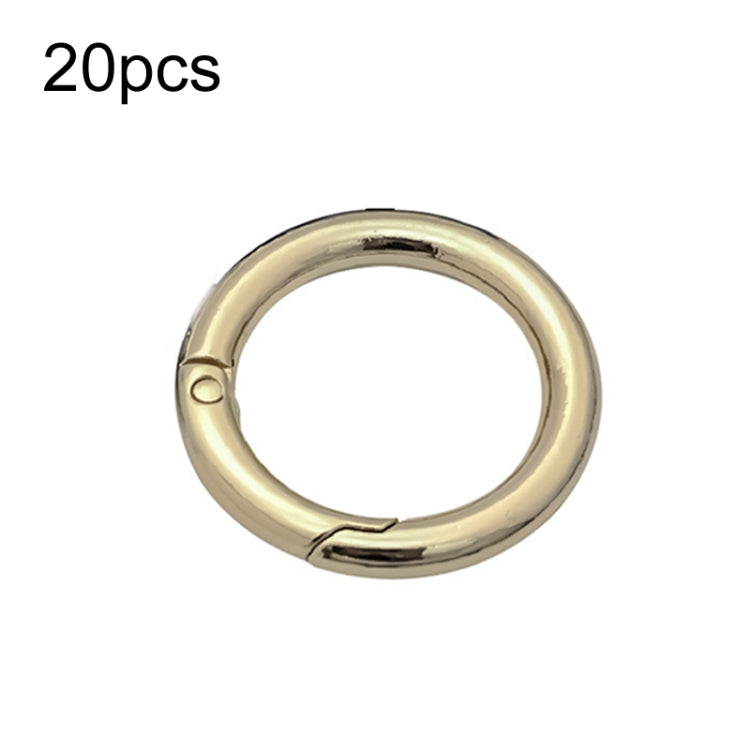 20pcs Zinc Alloy Spring Ring Metal Open Bag Webbing Keychain, 3 Points Silver, 4 Points Silver, 6 Points Light Gold, 4 Points Light Gold, 6 Points Black, Inch 2 Black, 6 Points Silver, 3 Points Light Gold, 1 inch Light Gold, 3 Point Black, 1 inch Black...