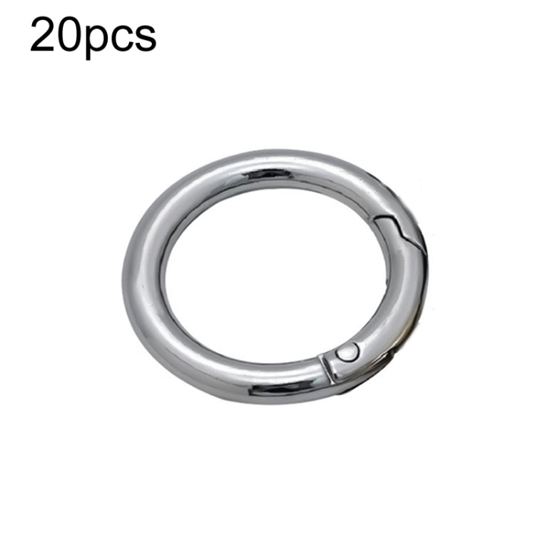 20pcs Zinc Alloy Spring Ring Metal Open Bag Webbing Keychain, 3 Points Silver, 4 Points Silver, 6 Points Light Gold, 4 Points Light Gold, 6 Points Black, Inch 2 Black, 6 Points Silver, 3 Points Light Gold, 1 inch Light Gold, 3 Point Black, 1 inch Black...