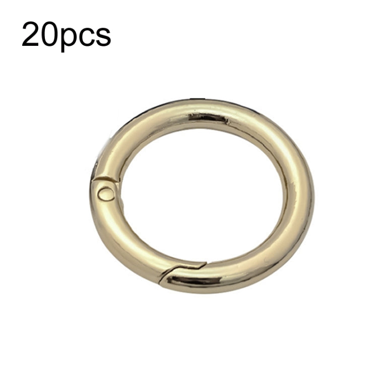 20pcs Zinc Alloy Spring Ring Metal Open Bag Webbing Keychain, 3 Points Silver, 4 Points Silver, 6 Points Light Gold, 4 Points Light Gold, 6 Points Black, Inch 2 Black, 6 Points Silver, 3 Points Light Gold, 1 inch Light Gold, 3 Point Black, 1 inch Black...