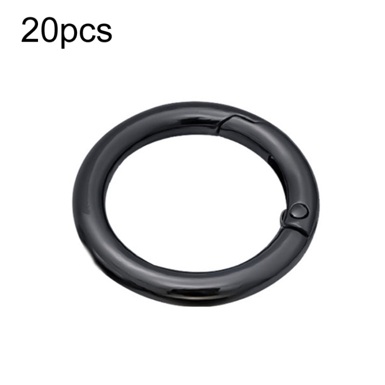 20pcs Zinc Alloy Spring Ring Metal Open Bag Webbing Keychain, 3 Points Silver, 4 Points Silver, 6 Points Light Gold, 4 Points Light Gold, 6 Points Black, Inch 2 Black, 6 Points Silver, 3 Points Light Gold, 1 inch Light Gold, 3 Point Black, 1 inch Black...