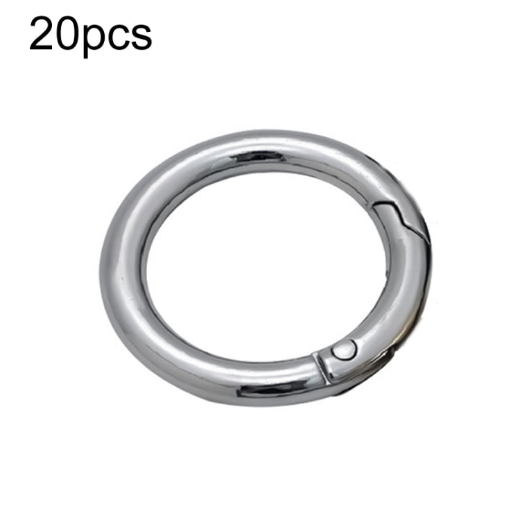 20pcs Zinc Alloy Spring Ring Metal Open Bag Webbing Keychain, 3 Points Silver, 4 Points Silver, 6 Points Light Gold, 4 Points Light Gold, 6 Points Black, Inch 2 Black, 6 Points Silver, 3 Points Light Gold, 1 inch Light Gold, 3 Point Black, 1 inch Black...
