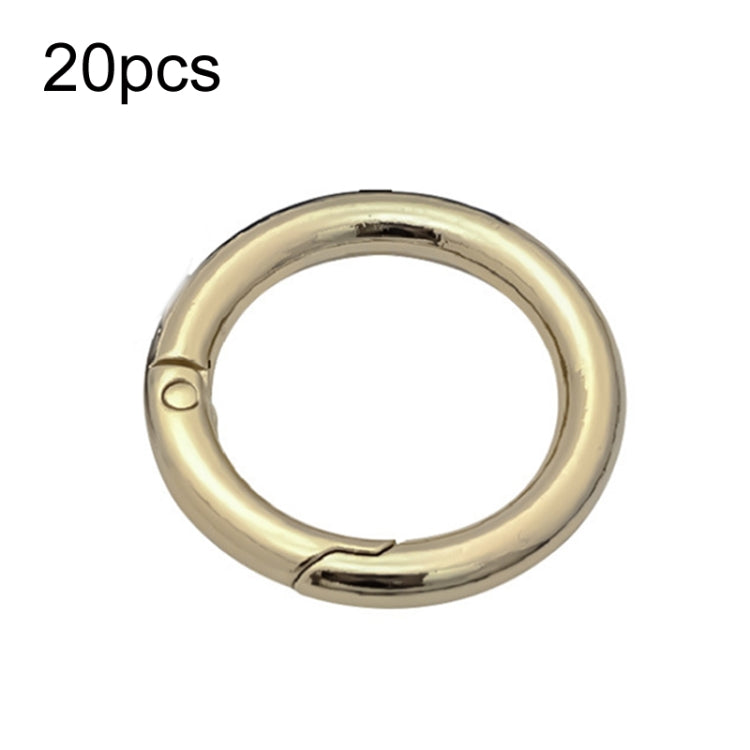 20pcs Zinc Alloy Spring Ring Metal Open Bag Webbing Keychain, 3 Points Silver, 4 Points Silver, 6 Points Light Gold, 4 Points Light Gold, 6 Points Black, Inch 2 Black, 6 Points Silver, 3 Points Light Gold, 1 inch Light Gold, 3 Point Black, 1 inch Black...