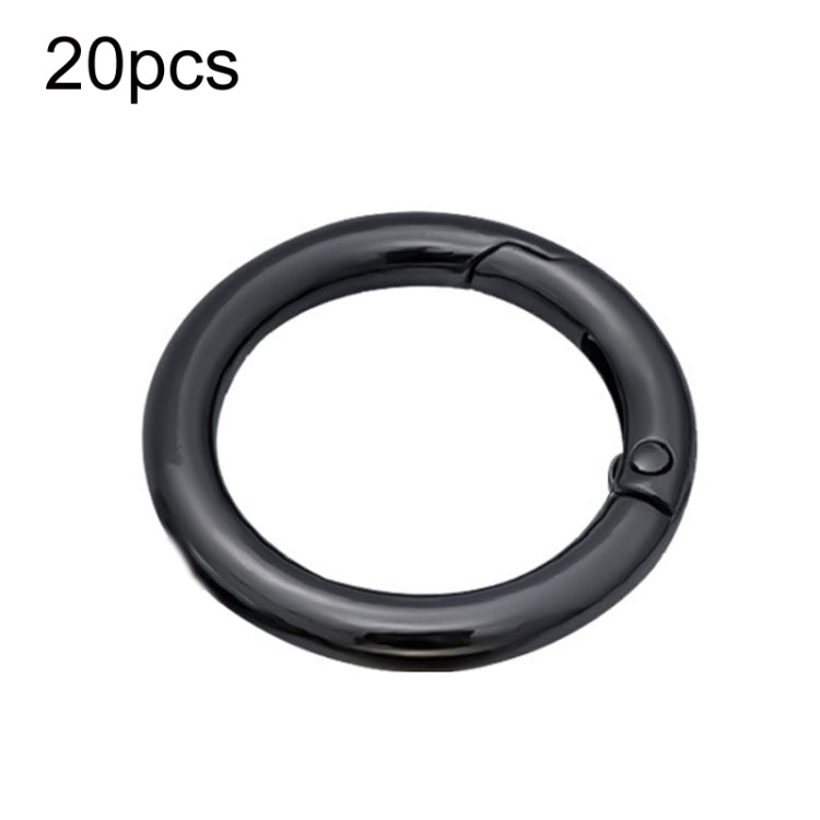 20pcs Zinc Alloy Spring Ring Metal Open Bag Webbing Keychain, 3 Points Silver, 4 Points Silver, 6 Points Light Gold, 4 Points Light Gold, 6 Points Black, Inch 2 Black, 6 Points Silver, 3 Points Light Gold, 1 inch Light Gold, 3 Point Black, 1 inch Black...