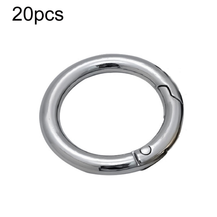 20pcs Zinc Alloy Spring Ring Metal Open Bag Webbing Keychain, 3 Points Silver, 4 Points Silver, 6 Points Light Gold, 4 Points Light Gold, 6 Points Black, Inch 2 Black, 6 Points Silver, 3 Points Light Gold, 1 inch Light Gold, 3 Point Black, 1 inch Black...