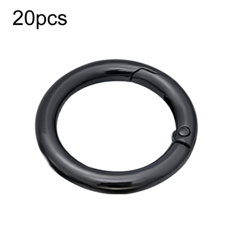 20pcs Zinc Alloy Spring Ring Metal Open Bag Webbing Keychain, 3 Points Silver, 4 Points Silver, 6 Points Light Gold, 4 Points Light Gold, 6 Points Black, Inch 2 Black, 6 Points Silver, 3 Points Light Gold, 1 inch Light Gold, 3 Point Black, 1 inch Black...