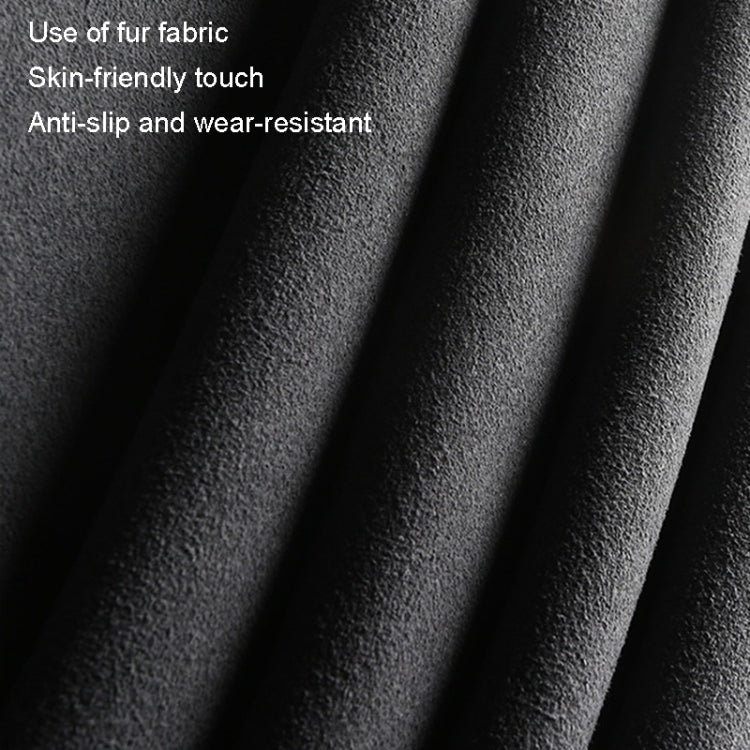 Turned Fur D Type Steering Wheel Cover, Turned Fur Black Red, Turned Fur Black Gray, Turned Fur Black Blue, Turned Fur Gray, Turned Fur Carbon Gray