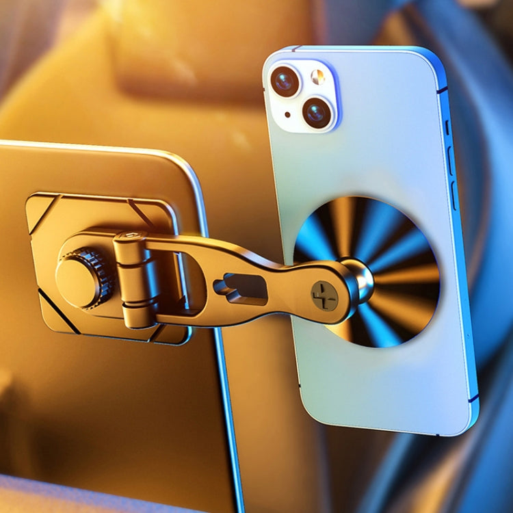 D29 Metal Car Phone Holder Floating Screen Folding Magnetic Phone Holder, D29