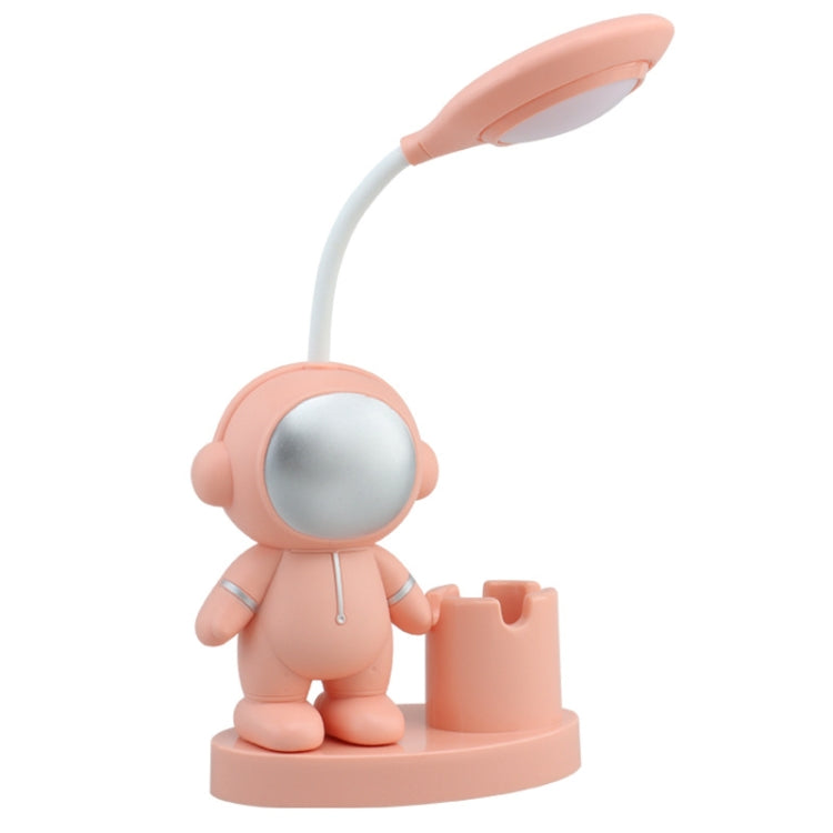 T509 Astronaut Pen Holder Desk Lamp with Pencil Sharpener Function, T509 White, T509 Pink, T509 Blue