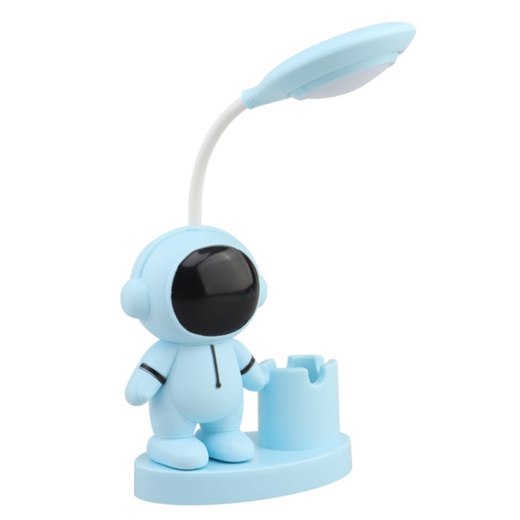 T509 Astronaut Pen Holder Desk Lamp with Pencil Sharpener Function, T509 White, T509 Pink, T509 Blue