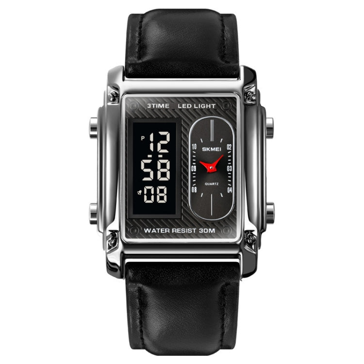 SKMEI 1868 Square Double Display Waterproof Men Watch, Style: