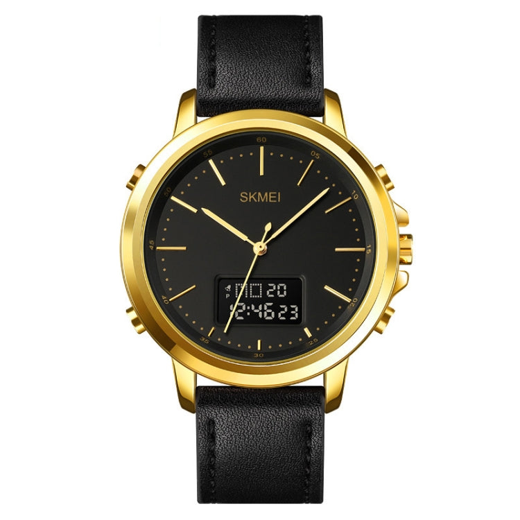 SKMEI 1652 Dual Movement Sports Leather Alloy Male Watch