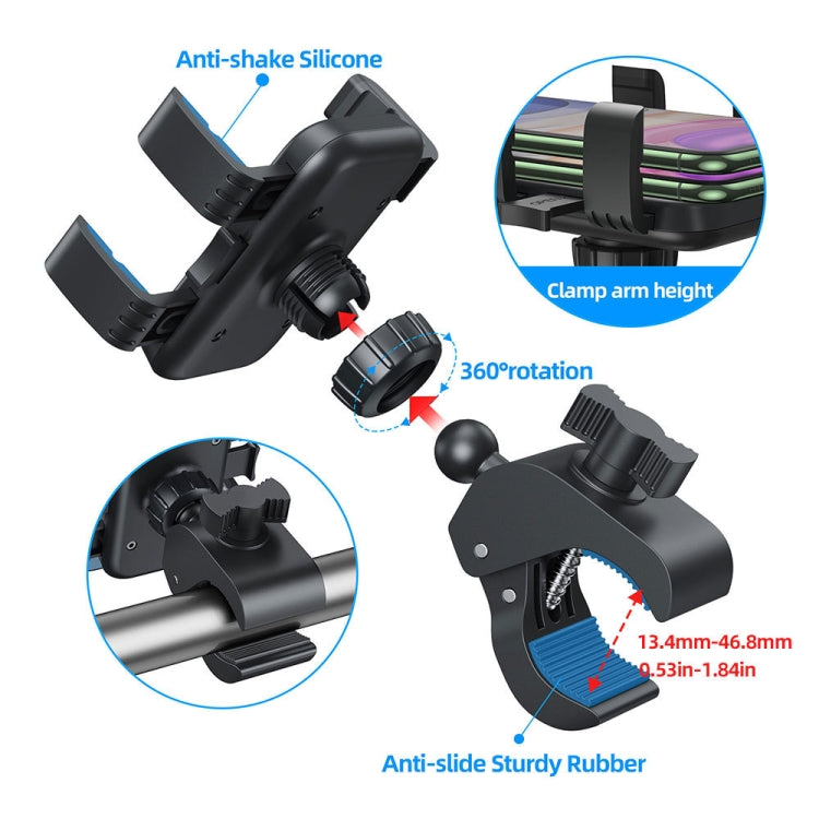 Outdoor Cycling Simple Installation Mobile Phone Holder, K2