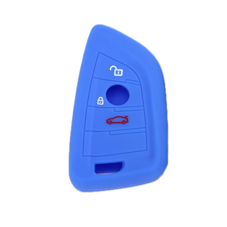 For BMW 1 Series X4/X2/XM5 2pcs Soft Silicone Remote Key Cover, Red, Rose Red, Pink, Sea Blue, Luminous Blue, Dark Gray