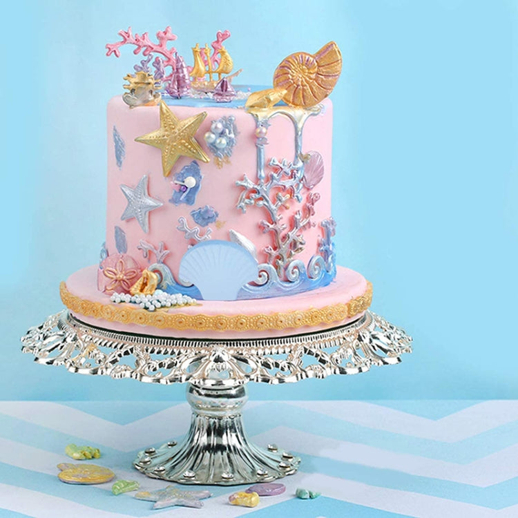 Marine Fish Series Shape Food Grade Silicone Cake Mold Plaster Painting Mold, Color Random Delivery