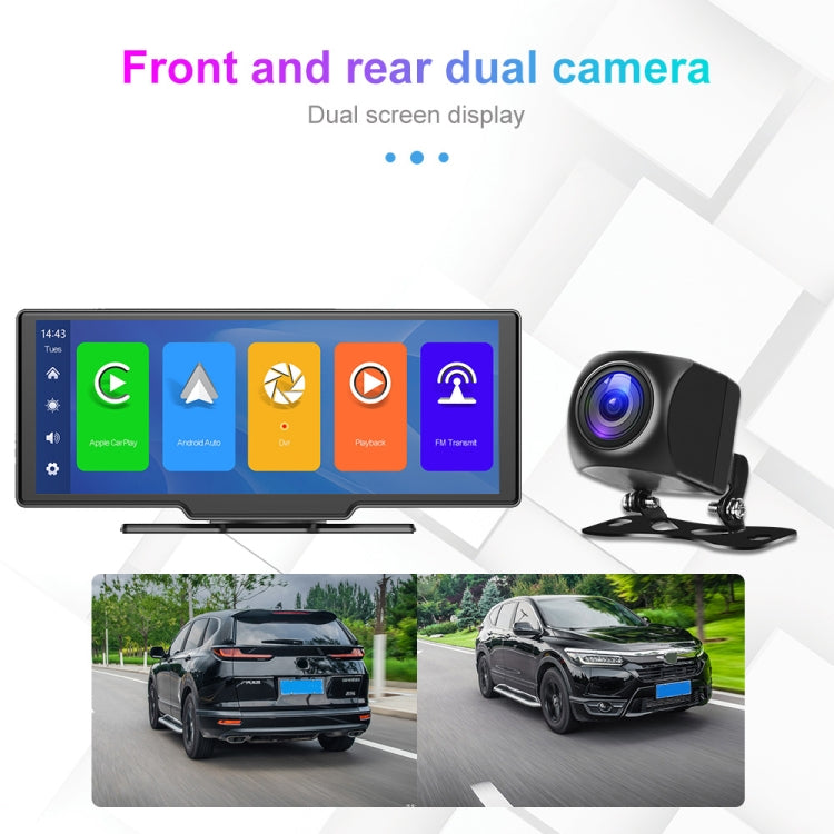 A3073 HD Wired 9.3 Inch 1 To 1 Smart Player With Wireless Carplay Two-way Video Split-screen Display, A3073 9.3 Inch