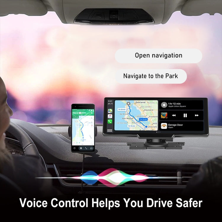 A3073 HD Wired 9.3 Inch 1 To 1 Smart Player With Wireless Carplay Two-way Video Split-screen Display, A3073 9.3 Inch