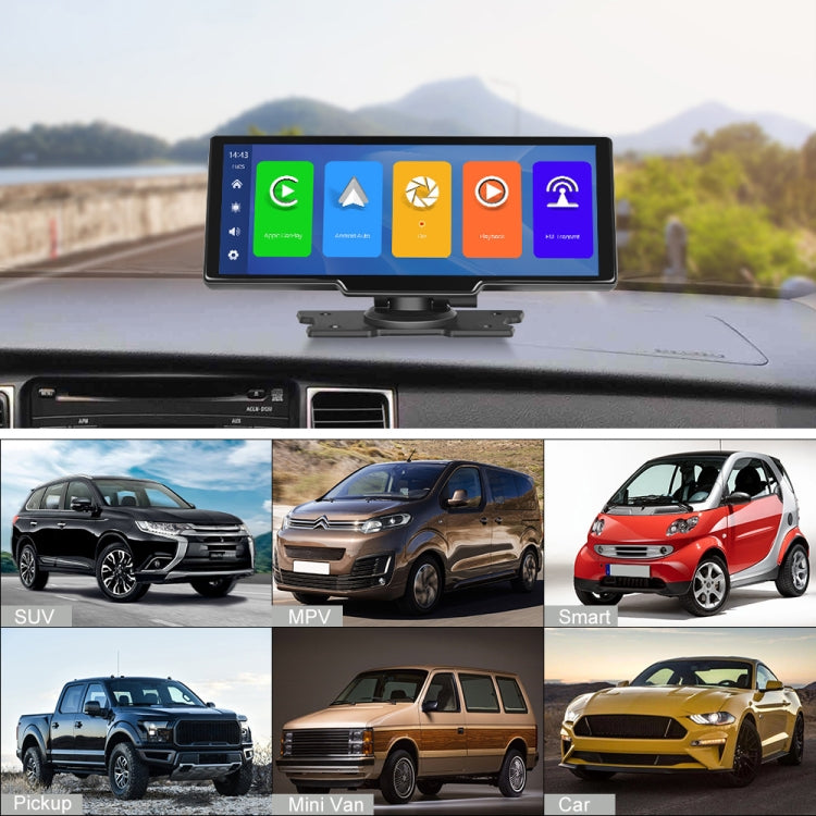 A3073 HD Wired 9.3 Inch 1 To 1 Smart Player With Wireless Carplay Two-way Video Split-screen Display, A3073 9.3 Inch
