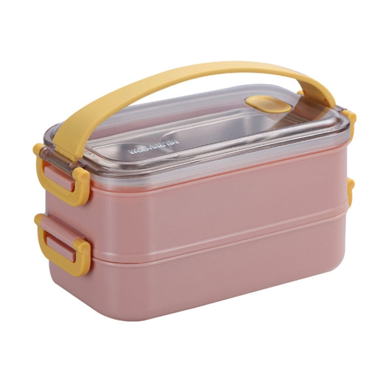 Large Capacity Refillable 304 Stainless Steel Insulated Lunch Box, 800ml (Pink), 800ml (Green), 1.6L (Blue), 1.6L (Pink), 1.6L (Green)