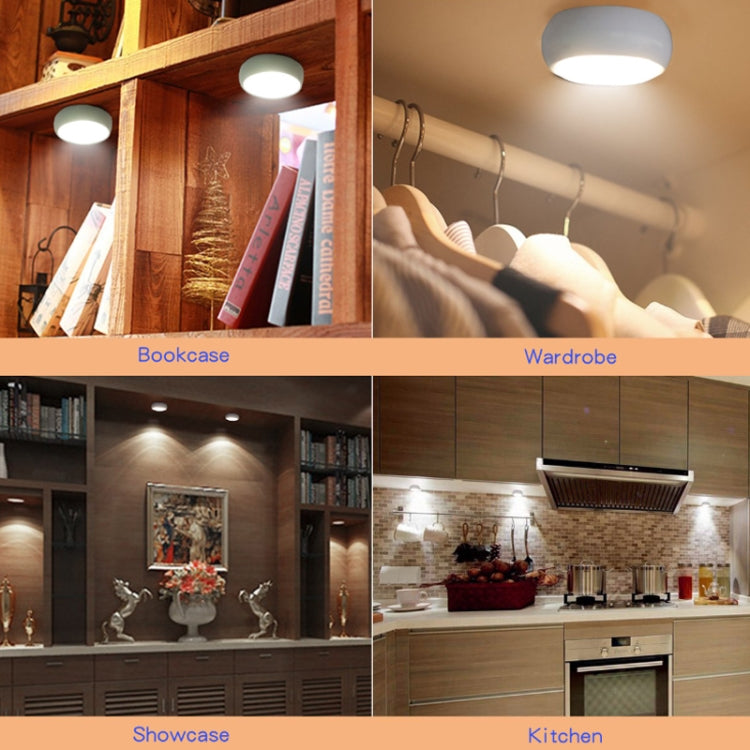 Ambience Pat Light Bedside Eye Protection Night Light, White Light Battery, RGBW Color Light Battery, RGBW Color Light Charging