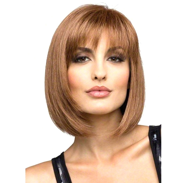 Ladies High Temperature Silk Short Wig Chemical Fiber Headgear, Wig-435A, Wig-435B